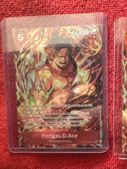 One Piece One Piece Promo Cards Portgas.D.Ace (Illustration Box Vol.5) #ST15-005 - Image 2