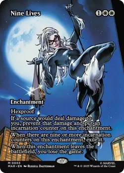 Nine Lives - Borderless NM, English MTG Spider-Man - Eternal - Image 1