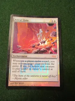 Astral Slide foil FNM promo - NM - Image 1
