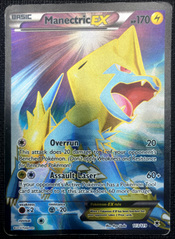 Manectric EX 113/119 XY Phantom Forces Full Art HP Pokemon 2014 - Image 1