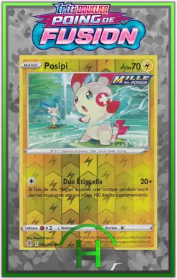 Posipi Reverse - EB08:Poing de Fusion - 089/264 - Carte Pokemon Francaise Neuve - Image 1