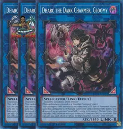 Yugioh! 3x Dharc the Dark Charmer Gloomy RA03-EN048 Collector's Rare 1st Ed NM - Image 1