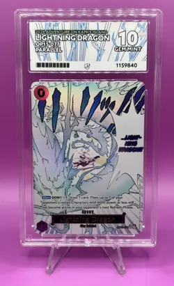 One Piece CCG Lightning Dragon OP15-077 Manga Event - Ace 10 + perfect subs - Image 1