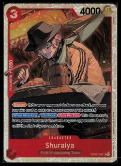 Shuraiya OP06-009 Wings of the Captain Super Rare - Image 1
