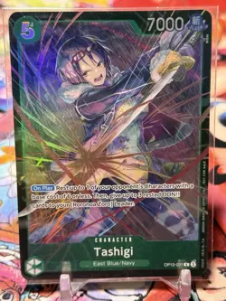 TASHIGI - One Piece TCG OP12-031 - SEALED PROMO Rare R - Store Treasure Cup 2025 - Image 1