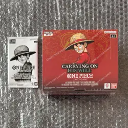 One Piece OP13 Booster Box English Sealed Carrying On His Will + Treasure Pack - Image 1
