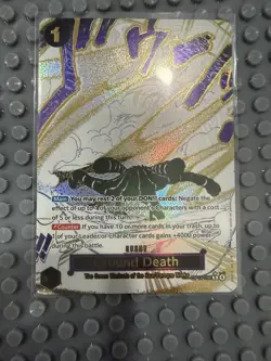 Ground Death (Alternate Art) OP14-096 The Azure Sea's Seven Foil One Piece NM - Image 1