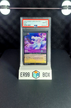 Disney Lorcana Elsa - Spirit of Winter Cold Foil Legendary #42 - PSA 10 Gem Mint - Image 1