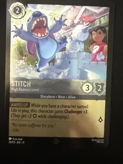 Disney Lorcana Stitch - High Badness Level Promo 35/P3 (3) - Image 1