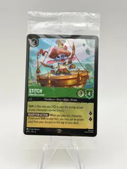 Disney Lorcana Stitch Alien Buccaneer 8/P2 EN 6 SEALED Promo Foil NM - Image 2