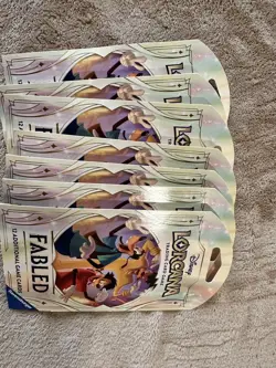 Disney Lorcana Fabled Sleeved Booster Packs (Lot of 20 Packs) - Image 3