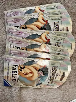 Disney Lorcana Fabled Sleeved Booster Packs (Lot of 20 Packs) - Image 4