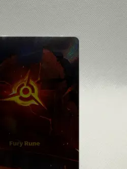 Fury Rune (R01a) - Unleashed (UNL) Showcase Riftbound: LoL Trading Card Game - Image 2