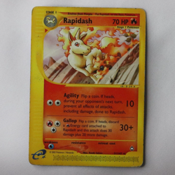Rapidash 31/147 - Aquapolis vintage Rare 2001 WOTC HP Pokemon Card - HD Photos - Image 1