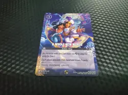 Disney Lorcana TCG A Whole New World Infinity Promo Card 10/C1 Aladdin Jasmine - Image 1