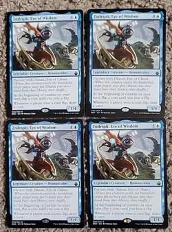 MTG Zndrsplt, Eye of Wisdom Battlebond 4x X4 Magic the Gathering - NM Playset - Image 1