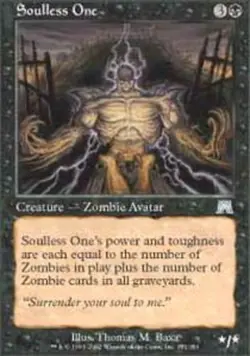 MTG Soulless One - Foil, Onslaught, Damaged, English - Image 1