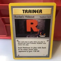 Rocket's Hideout - 63/64 Neo Revelation 2000 - WOTC - Pokemon TCG NM - Image 1