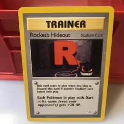 Rocket's Hideout - 63/64 Neo Revelation 2000 - WOTC - Pokemon TCG NM - Image 2