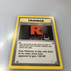 Rocket's Hideout - 63/64 Neo Revelation 2000 - WOTC - Pokemon TCG NM - Image 3