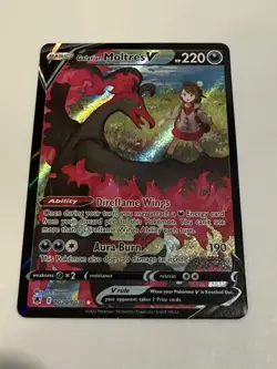 The Pokemon Company Galarian Moltres V Ultra Rare Holo TG20/30 Astral Radiance C - Image 1