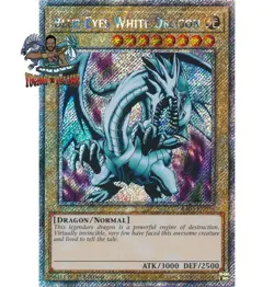 Yugioh! 1x Blue-Eyes White Dragon RA03-EN079 Platinum Secret Rare 1st Ed NM - Image 1