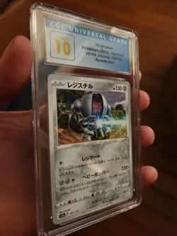 (POP 3) CGC 10 PRISTINE Pokemon Japanese VSTAR Registeel Reverse Holo 097/172 - Image 2