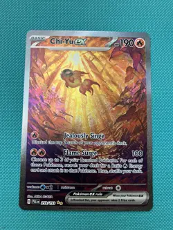 Pokemon TCG Paldea Evolved Chi-Yu Ex 259/193 SIR Near Mint - Image 1