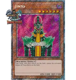 Yugioh! 1x Jinzo RA03-EN099 Platinum Secret Rare 1st Ed NM - Image 1