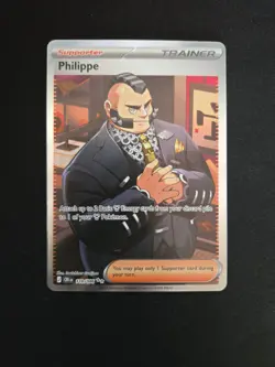 Philippe 110/086 Ultra Rare ME04: Chaos Rising Pokemon NM - Image 1