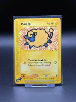 Mareep 119/165 Expedition LP Pokemon Card TCG Vintage e-Reader - Image 1