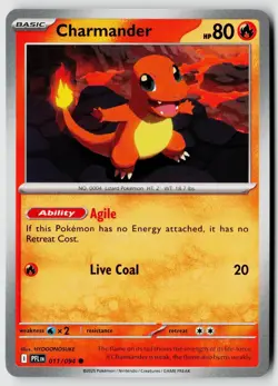 Pokemon ME02: Phantasmal Flames #011/094 Charmander - Image 1