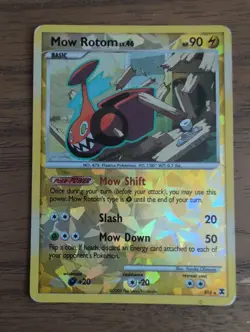 Pokemon - Mow Rotom RT4 - Rising Rivals - Reverse Holo Cracked Ice Rare - MP - Image 1