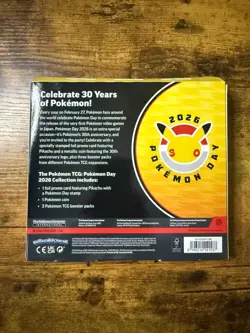 Pokemon TCG: Pokemon Day 2026 Collection Box - 30th Anniversary -Factory Sealed - Image 2