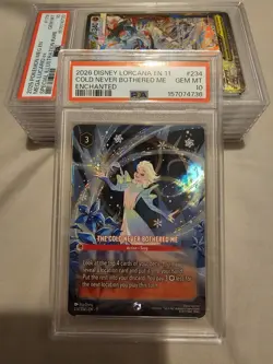 2026 Disney Lorcana EN 11 Cold Never Bothered Me Enchanted - Image 1