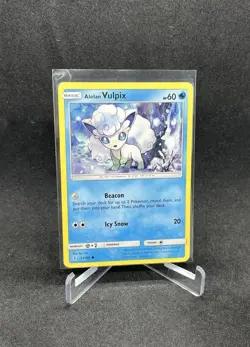 Alolan Vulpix 21/145 SM - Guardians Rising Common Pokemon Card 2017 LP - Image 3