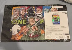 One Piece Card Game: Official Playmat Limited Edition Vol.4 + Zoro Promo Card - Image 1