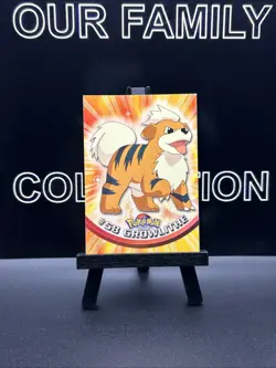 Growlithe #58 1998 Topps Pokemon TV Animation Edition Green Logo Pokemon Card - Image 1