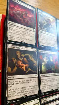 MTG Magic Gathering Lord Of The Rings Orcish Jumpstart Land Common Uncommon NM - Image 2