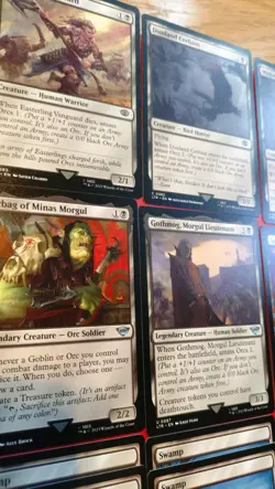 MTG Magic Gathering Lord Of The Rings Orcish Jumpstart Land Common Uncommon NM - Image 3