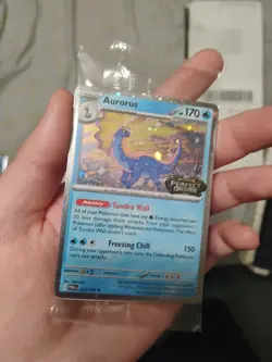 Aurorus 024/088 - Cosmo Holo - Pokemon Perfect Order Stamped Promo Sealed Swirl - Image 2