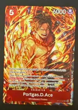 One Piece TCG: PORTGAS.D.ACE Illustration Box Vol. 5 Promo #ST13-002 – NM - Image 1