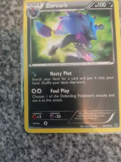 Pokemon TCG Zoroark Next Destinies 102/99 Holo Secret Rare Card - Image 5