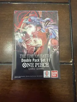 New Bandai One Piece Card Game OP-11 The Time of Battle Double Pack English - Image 1