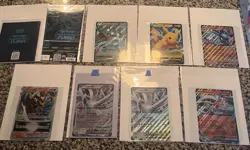 LOT OF 7 - POKEMON OVERSIZED JUMBO CARDS PIKACHU LUGIA PRISMATIC EVOLUTIONS LUCA - Image 1