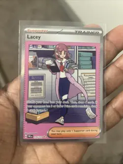 Pokemon TCG Trainer Lacey Prismatic Evolutions Holo Card 175/131 - Image 2