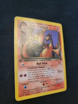 Dark Charizard # 21/82 1st Edition Team Rocket Set TCG Pokemon Trading Cards MP - Image 3
