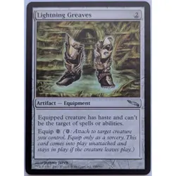 Lightning Greaves, Mirrodin (MRD) #199, MP MTG - Image 1