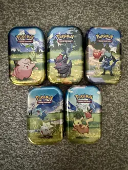 Pokemon TCG Mega Evolution Ascended Heroes Mini Tins (Art Set, Empty) - Image 1