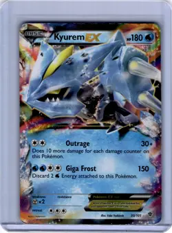 2013 Pokemon Plasma Blast Kyurem EX #30/101 - Image 1